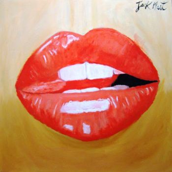 Pittura intitolato "labio feminino" da Jack Mast, Opera d'arte originale, Acrilico