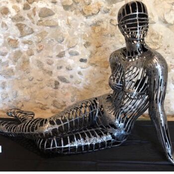 「Aphrodite」というタイトルの彫刻 Jack Metal 06によって, オリジナルのアートワーク, 金属