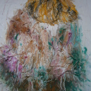 Peinture intitulée "DOS DE FEMME" par Jacky Briu, Œuvre d'art originale, Acrylique