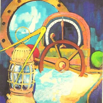 Pintura intitulada "Garde-le-cap-matelo…" por Jacky Dumergue, Obras de arte originais