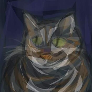 Digital Arts titled "THE "cat"..." by Jacky Patin, Original Artwork