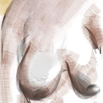 Arts numériques intitulée "la femme lasse" par Jacky Patin, Œuvre d'art originale