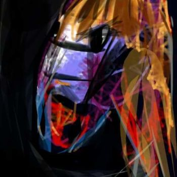 Digitale Kunst mit dem Titel "Tornado..." von Jacky Patin, Original-Kunstwerk