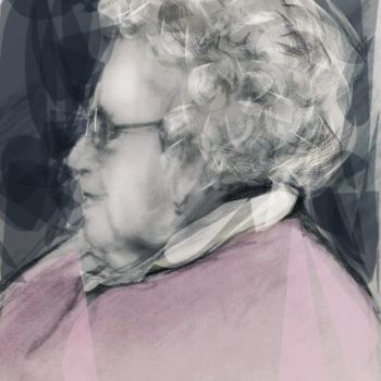 Arts numériques intitulée "Ma tante Odette..." par Jacky Patin, Œuvre d'art originale