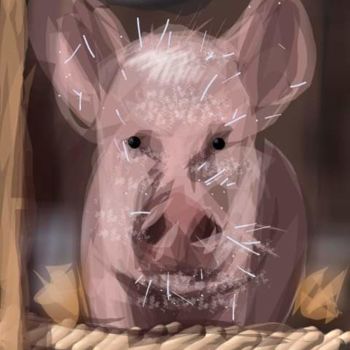 Artes digitais intitulada "Cochonou..." por Jacky Patin, Obras de arte originais