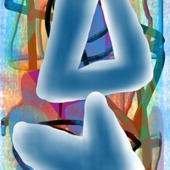 Arte digital titulada "Triangle..." por Jacky Patin, Obra de arte original