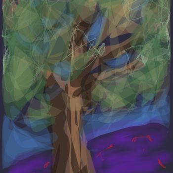 Arts numériques intitulée "L'arbre..." par Jacky Patin, Œuvre d'art originale