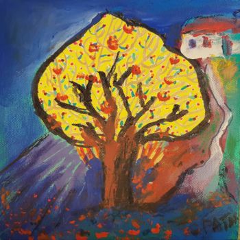 Peinture intitulée "L'arbre..." par Jacky Patin, Œuvre d'art originale