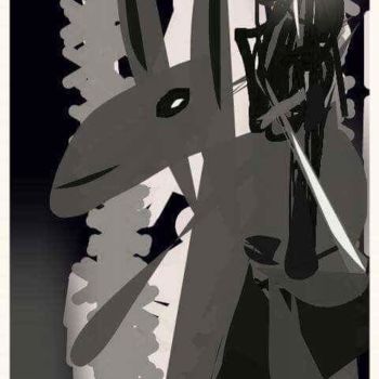 Digital Arts titled "le petit cheval" by Jacky Patin, Original Artwork