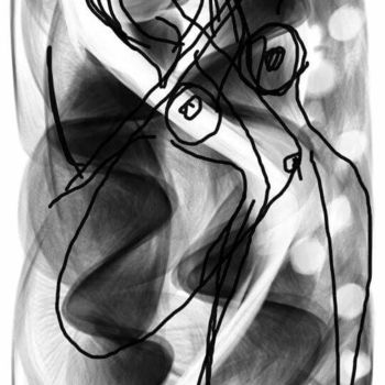 Digitale Kunst getiteld "la danseuse" door Jacky Patin, Origineel Kunstwerk