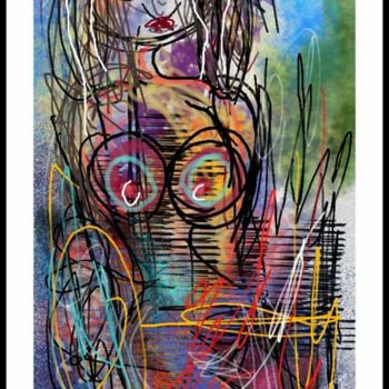 Digital Arts με τίτλο "la jeune fille prin…" από Jacky Patin, Αυθεντικά έργα τέχνης