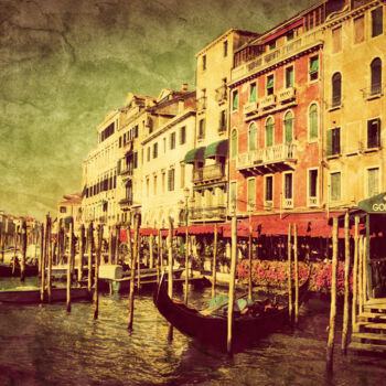 Malerei mit dem Titel "Venice" von Jacob Farkas, Original-Kunstwerk, Acryl