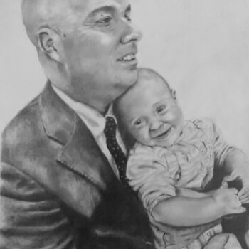 Drawing titled "Bond" by Jacob Haws, Original Artwork, Graphite