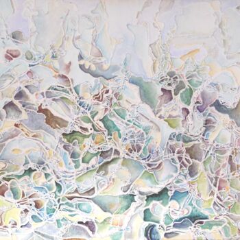 Pintura titulada "Bergland" por Jacob Maler, Obra de arte original, Acrílico