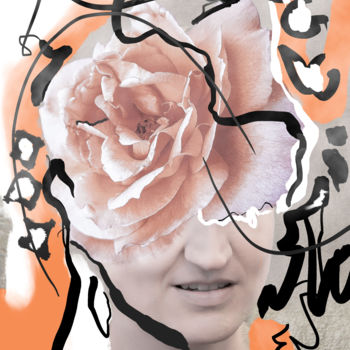 Digitale Kunst getiteld "A rose is still a r…" door Jacop, Origineel Kunstwerk, Foto Montage