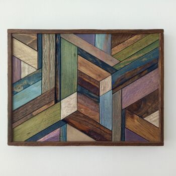 Design titled "Wooden crystals mat…" by Jacopo Rossi, Original Artwork, Table art