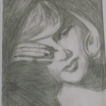 Рисунок под названием "Marilyn dans "the M…" - Jacqueline Claux (Jaklinclo), Подлинное произведение искусства, Графит Устано…