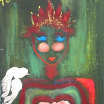 Pittura intitolato "TURANDOT" da Jacqueline Claux (Jaklinclo), Opera d'arte originale, Olio