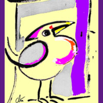 Digital Arts titled "Artbird- von Jacque…" by Jacqueline Ditt, Original Artwork, Digital Painting