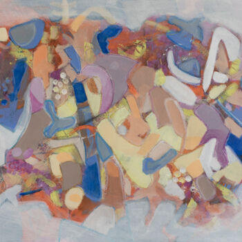 Malerei mit dem Titel "Kalawang 2" von Jacqueline Faubert, Original-Kunstwerk, Acryl