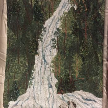 Textielkunst getiteld "Waterfall image.jpg" door Jacquelinejoann, Origineel Kunstwerk