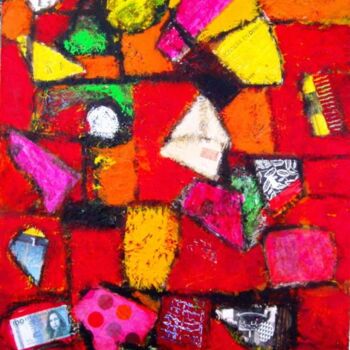Painting titled "SHOPPING" by Jacqueline Pizano, Original Artwork, Acrylic