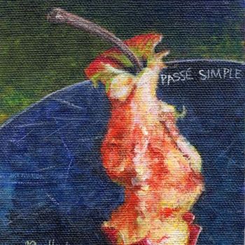 Pintura intitulada "Passé simple" por Jacqueline Bellot, Obras de arte originais, Óleo