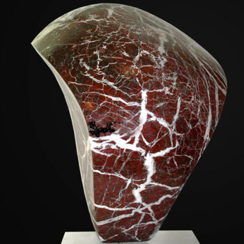 Sculpture titled "Inner power" by Jacqueline De Vaan, Original Artwork, Stone