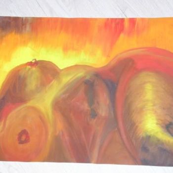 Painting titled "Reclining Nude" by Jacqueline Nalett, Original Artwork, Oil