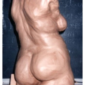 Sculpture titled "Clay Torso (back vi…" by Jacqueline Nalett, Original Artwork, Other