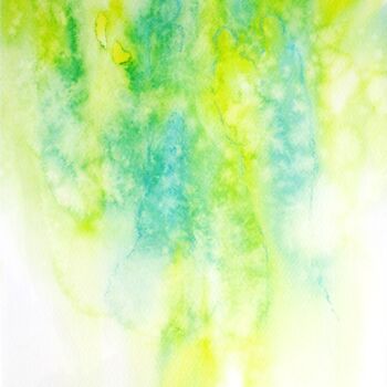 Peinture intitulée "Perles de Lumière 10" par Jacqueline Pascaud, Œuvre d'art originale, Aquarelle Monté sur Autre panneau r…
