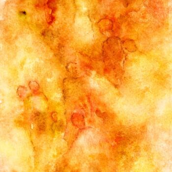 Pintura intitulada "PERLES DE LUMIERE 46" por Jacqueline Pascaud, Obras de arte originais, Aquarela Montado em Outro painel…