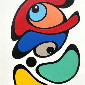 Dessin intitulée "Délit de Fuite" par Jacques Charon, Œuvre d'art originale, Crayon