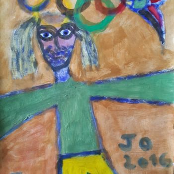 Картина под названием "Les JO de RIO" - Jacques Desvaux (JD), Подлинное произведение искусства, Акрил