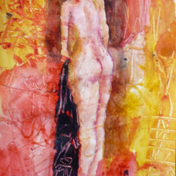 Malerei mit dem Titel "LA TOILETTE" von Jacques Donneaud, Original-Kunstwerk, Aquarell