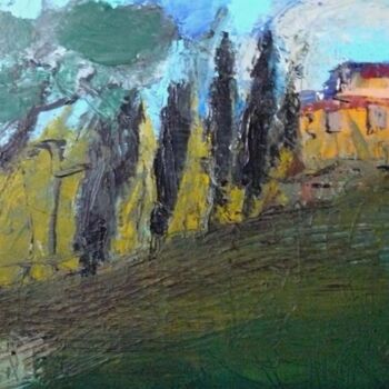 Painting titled "Bellissima Toscana" by Jacques Donneaud, Original Artwork