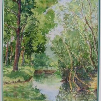 Painting titled "A Podensac (Gironde…" by Jacques Fontan, Original Artwork, Oil