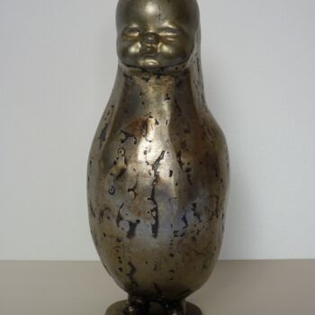 Sculpture intitulée "Poupée russe" par Jacques Hellegouarch (Jaco), Œuvre d'art originale, Métaux