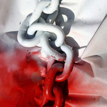 Photography titled "Haut blanc Bas rouge" by Jacques Jégo, Original Artwork, Non Manipulated Photography