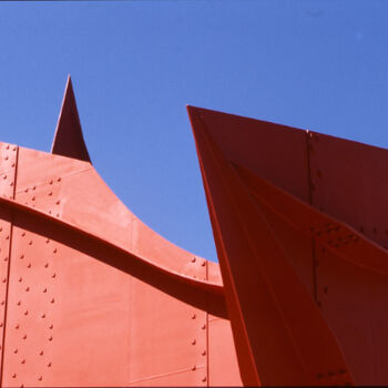 「Acuités rouges」というタイトルの写真撮影 Jacques Jégoによって, オリジナルのアートワーク, 操作されていない写真