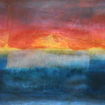 Peinture intitulée "le-ciel-souffle-65x…" par Jacques Kerzanet, Œuvre d'art originale, Acrylique