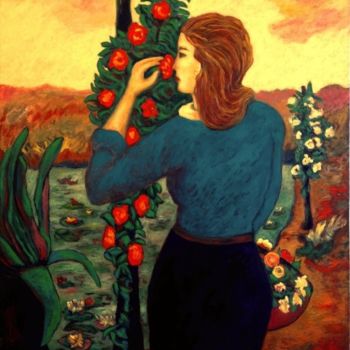 Peinture intitulée "le-parfum-des-fleur…" par Jacques Metairie, Œuvre d'art originale