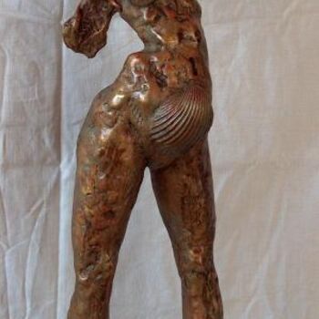 Sculpture titled "l'étoile de mère" by Jacques Stauffert, Original Artwork, Metals