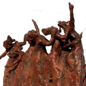 Sculpture titled "paranoïa" by Jacques Stauffert, Original Artwork