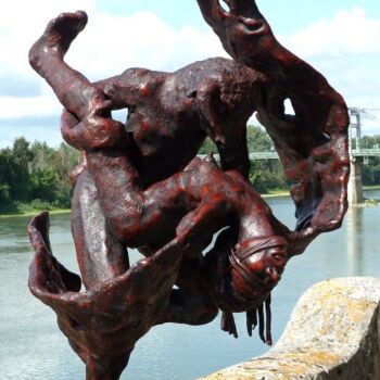 Скульптура под названием "cosmic connexion" - Jacques Stauffert, Подлинное произведение искусства
