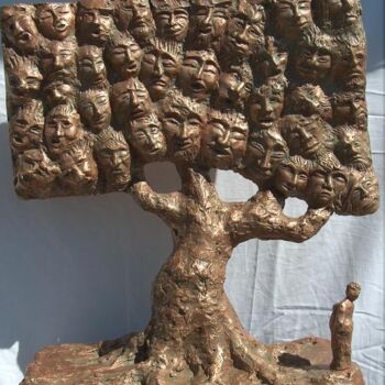 Scultura intitolato "arbre" da Jacques Stauffert, Opera d'arte originale, Metalli