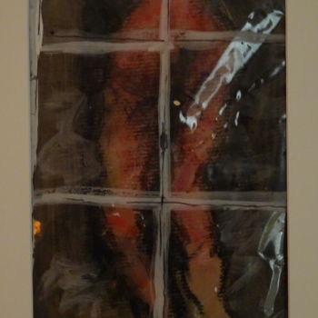 Painting titled "La vitre" by Jacques Stemer, Original Artwork, Acrylic