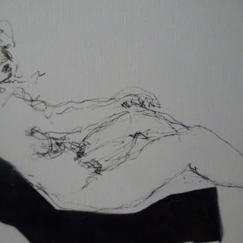 Desenho intitulada "Repos" por Jacques Stemer, Obras de arte originais, Tinta