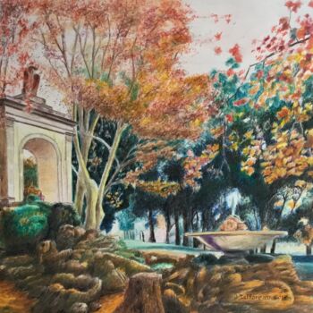 Painting titled "Automne." by Jacques Tafforeau, Original Artwork, Other