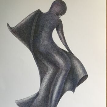 Картина под названием "Figurine numéro 43" - Jacques Tafforeau, Подлинное произведение искусства, Другой